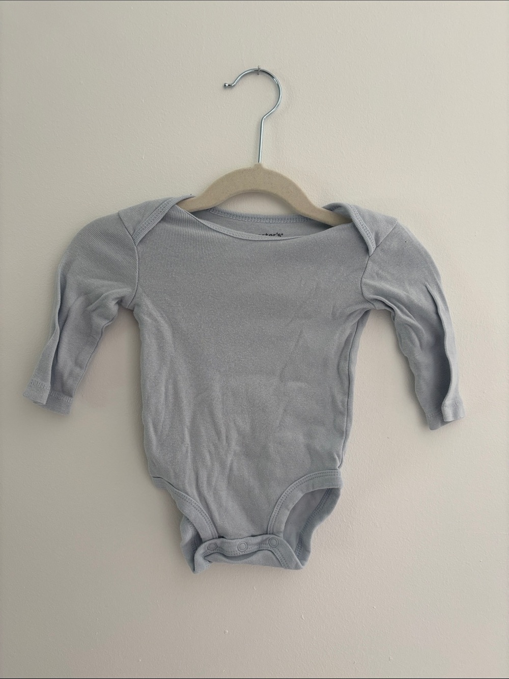 Carter's Long-Sleeve Baby Bodysuit 3M